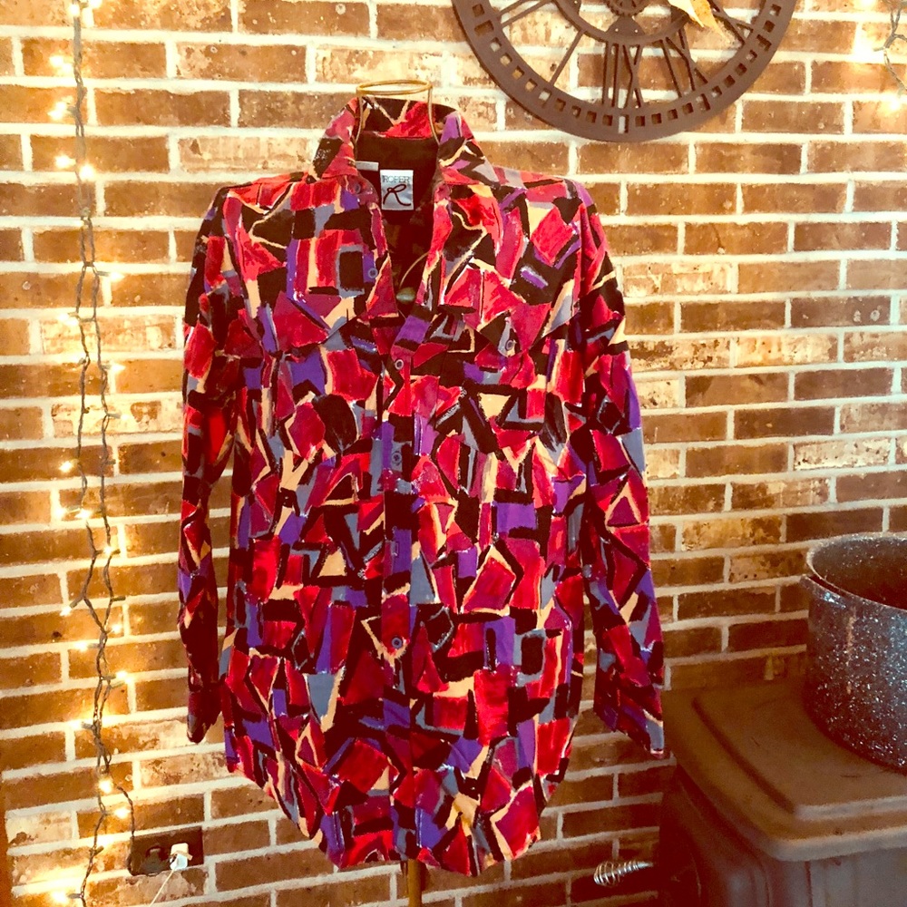 Fun and funky button down